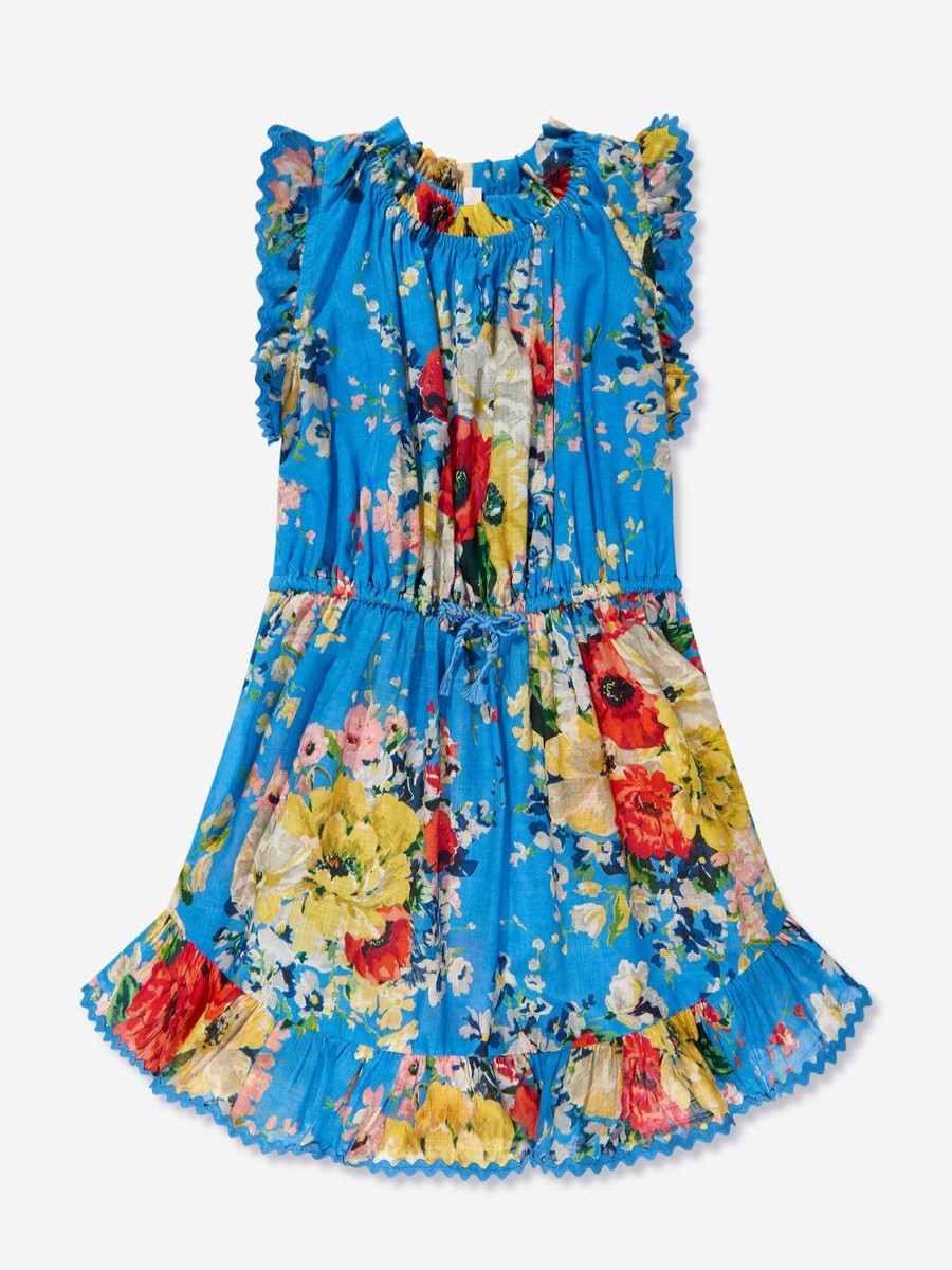 Teen Zimmermann Dresses | Girls Alight Flip Dress In Blue