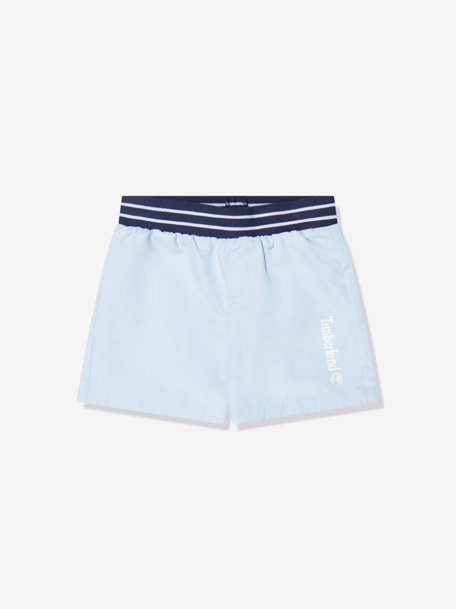 Baby Timberland Swimwear | Baby Boys Swim Shorts In Blue