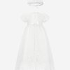 Baby Sarah Louise Dresses | Baby Girls Christening Robe And Bonnet In White