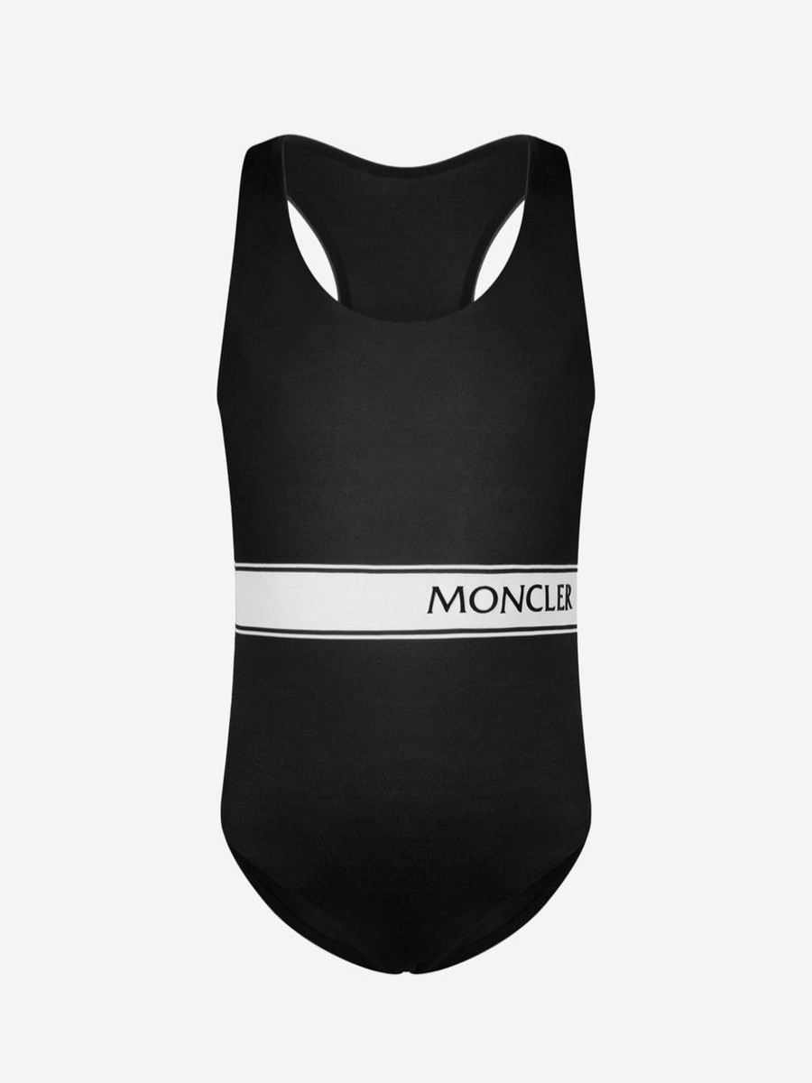 Girls Moncler Enfant Swimwear | Moncler Girls Logo Swimsuit