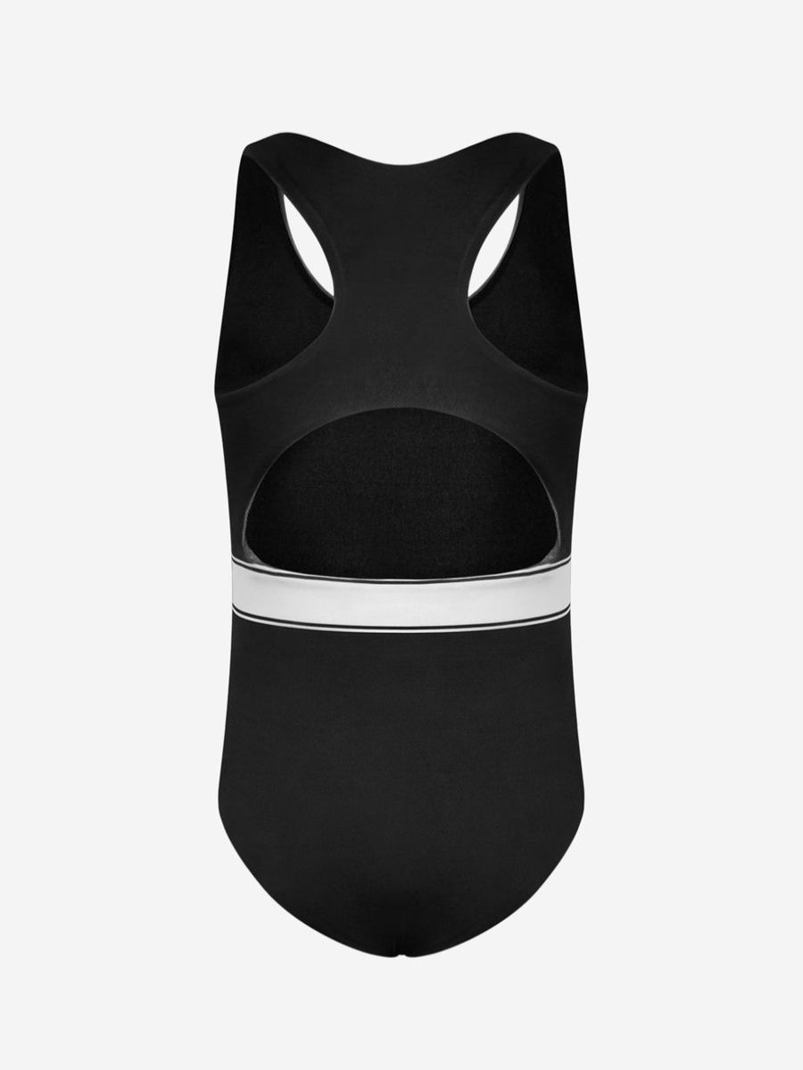 Girls Moncler Enfant Swimwear | Moncler Girls Logo Swimsuit