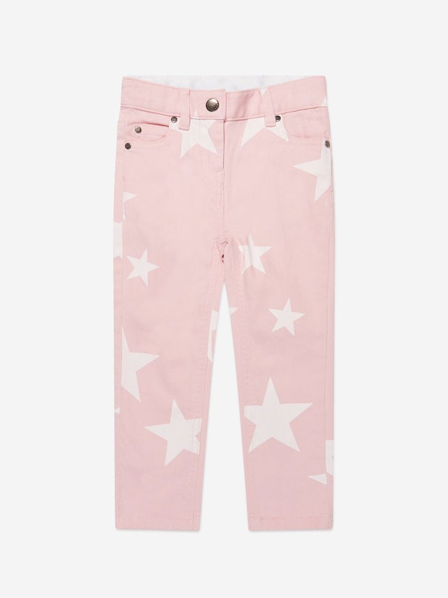 Girls Stella McCartney Kids Jeans | Girls Star Jeans In Pink