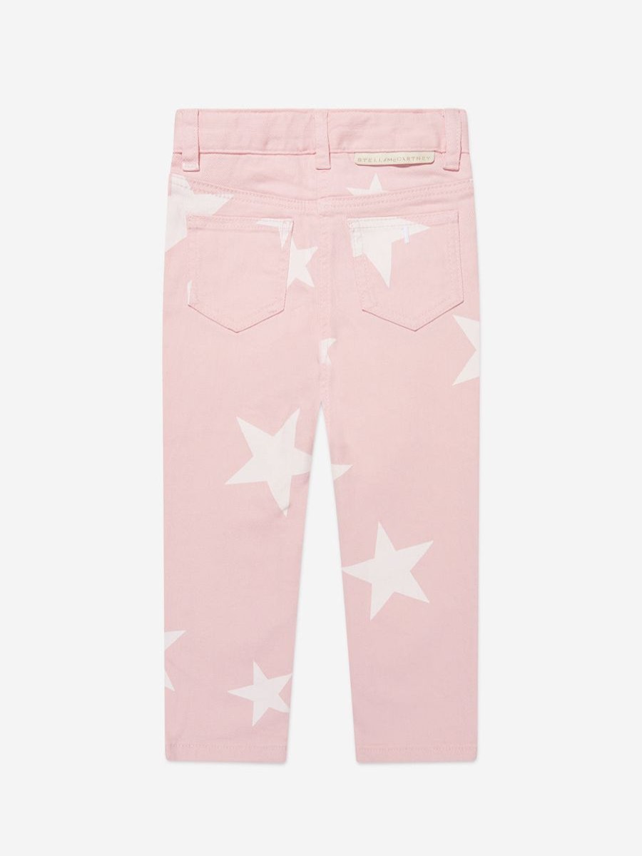 Girls Stella McCartney Kids Jeans | Girls Star Jeans In Pink