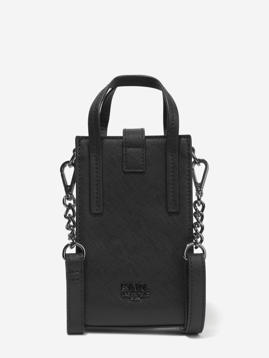 Girls Karl Lagerfeld Bags & Backpacks | Girls Logo Phone Bag In Black