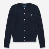 Girls Ralph Lauren Kids Jumpers & Cardigans | Girls Cable Knit Cardigan In Navy