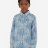 Teen Burberry Kids Shirts | Boys Owen Crest Shirt In Blue