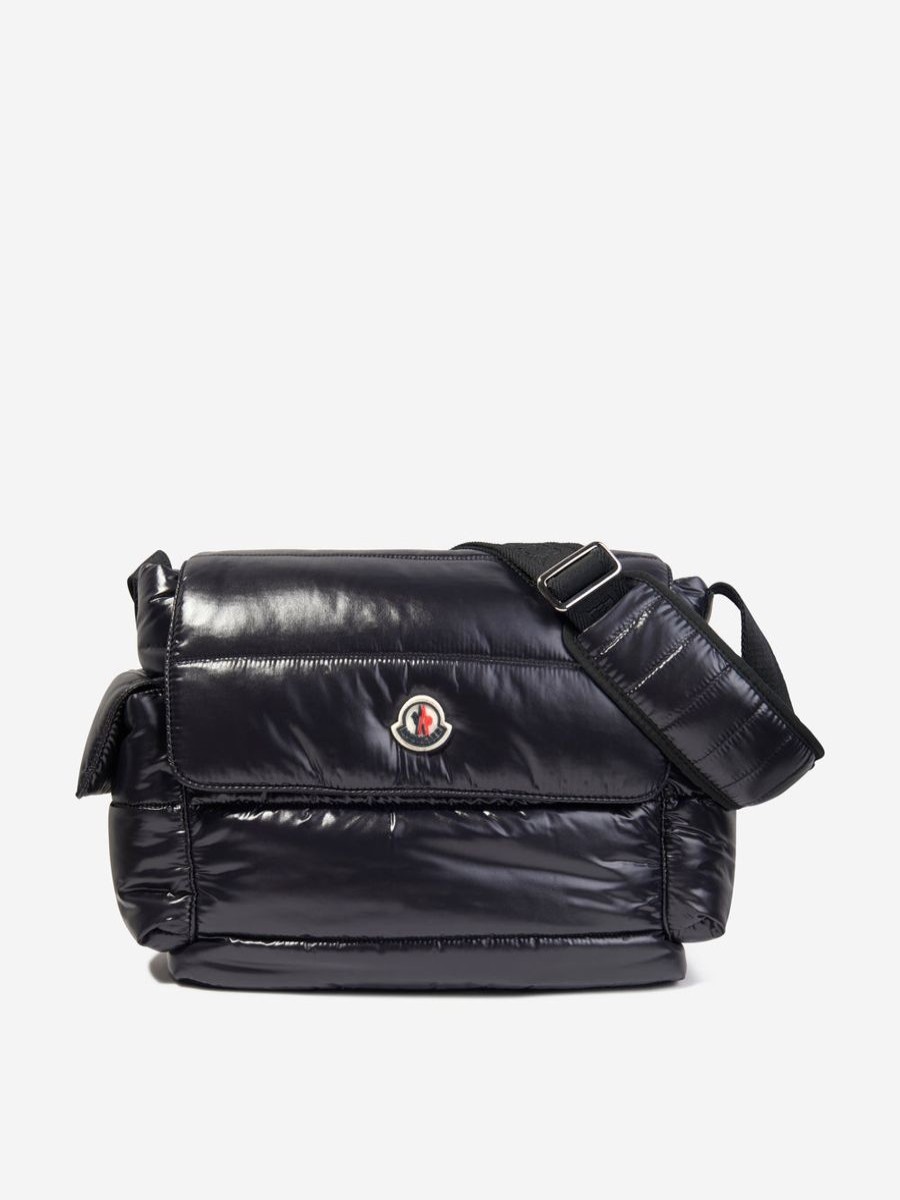 Baby Moncler Enfant Changing Bags | Baby Quilted Tote Changing Bag In Black