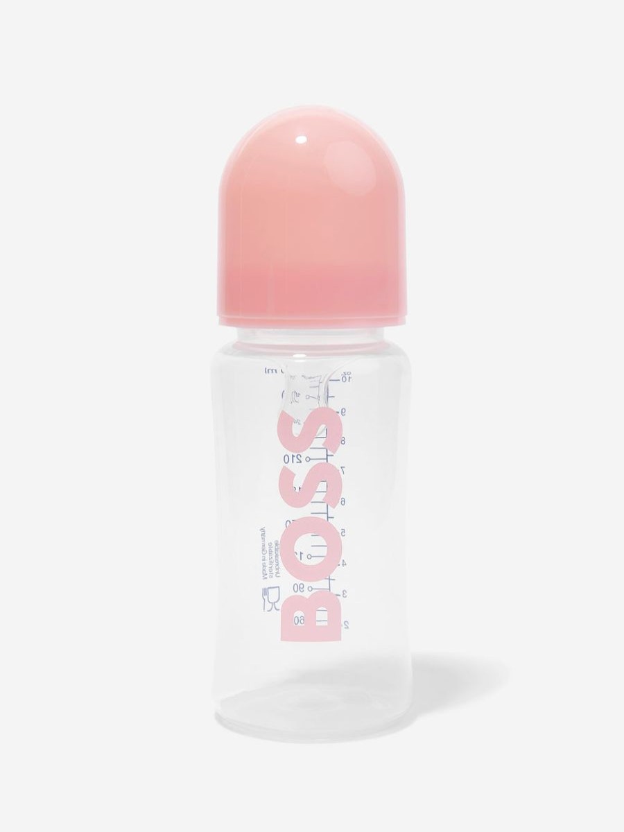 Baby BOSS Bottles, Dummies & Bibs | Boss - Baby Girls 2 Piece Bottles Set In Pink | Childsplay Clothing