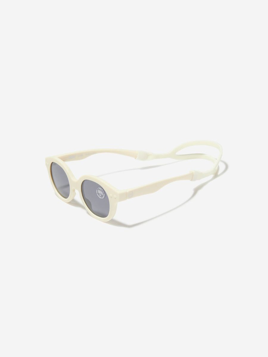 Girls Izipizi Sunglasses | Kids Retro Mini Sunglasses In White