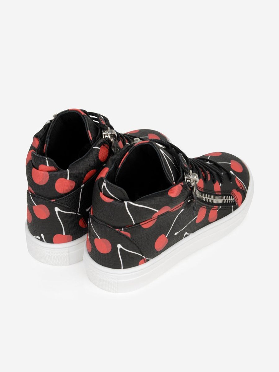 Girls Giuseppe Junior Sneakers | Cherry High Top Trainers