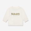 Girls KENZO KIDS Tops & T-Shirts | Baby Long Sleeve Logo T-Shirt In Ivory