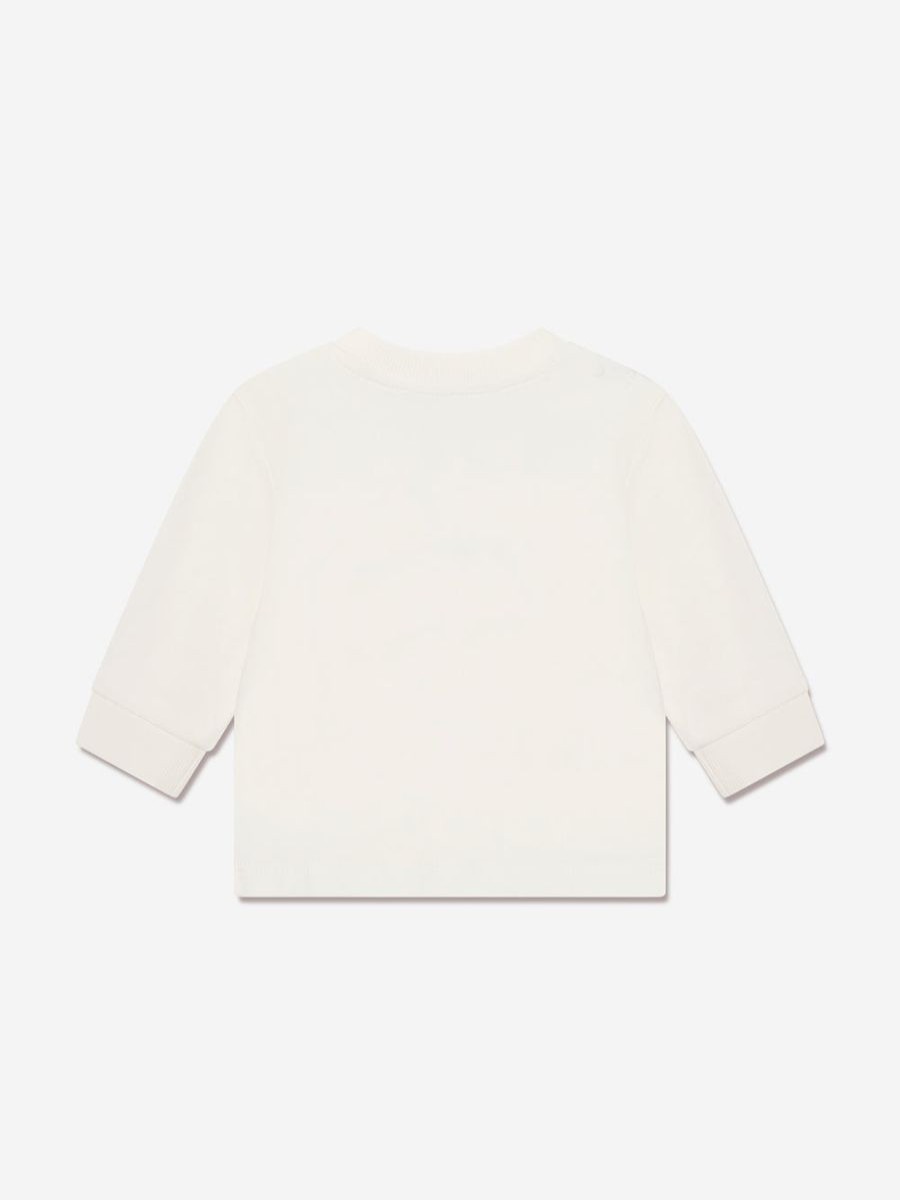 Girls KENZO KIDS Tops & T-Shirts | Baby Long Sleeve Logo T-Shirt In Ivory