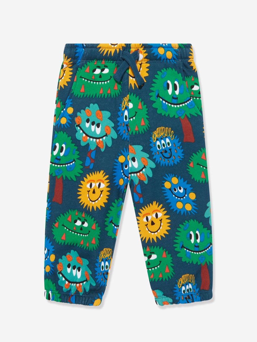 Baby Stella McCartney Kids Sweatpants | Baby Boys Monster Joggers In Blue