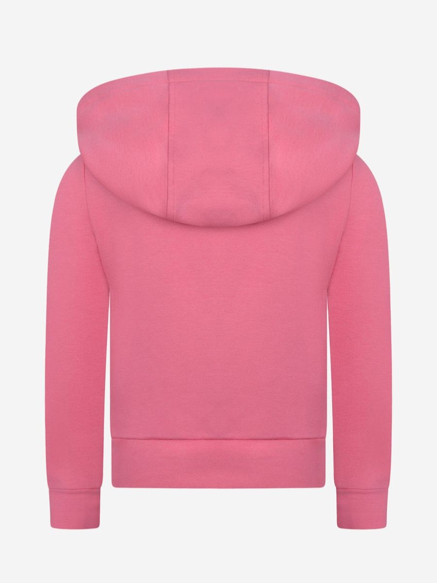 Girls Simonetta Sweatshirts & Hoodies | Pink & Silver Zip Up Top