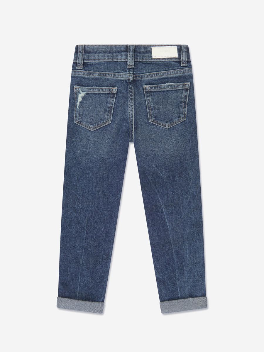 Girls DL1961 Jeans | Girls Harper Distressed Regular Jeans In Blue