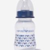 Baby Emporio Armani Bottles, Dummies & Bibs | Emporio Armani - Baby Unisex Logo Print Bottle (Small) | Childsplay Clothing