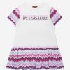 Teen Missoni Dresses | Girls Zigzag Jersey Dress In White