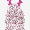 Baby Patachou Babygrows & Rompers | Baby Girls Spring Liberty Floral Romper In Pink