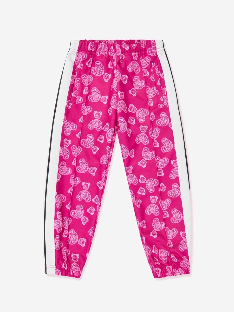 Teen Palm Angels Sweatshirts & Hoodies | Girls Aop Bear Paisley Track Joggers In Pink