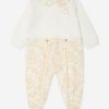 Baby Versace Babygrows & Rompers | Baby Barocco Georgette Babygrow In White