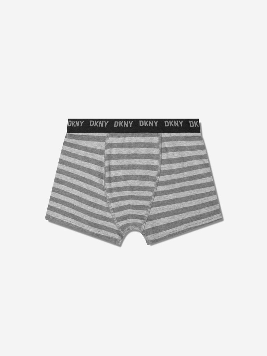 Teen DKNY Sweatshirts & Hoodies | Boys 3 Pack Boxer Shorts Set In Grey