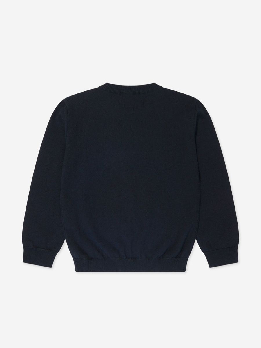 Baby Emporio Armani Sweatshirts & Hoodies | Baby Boys Logo Jumper In Navy