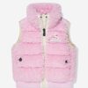 Teen Moncler Enfant Sweatshirts & Hoodies | Moncler Grenoble Girls Down Padded Gilet In Pink