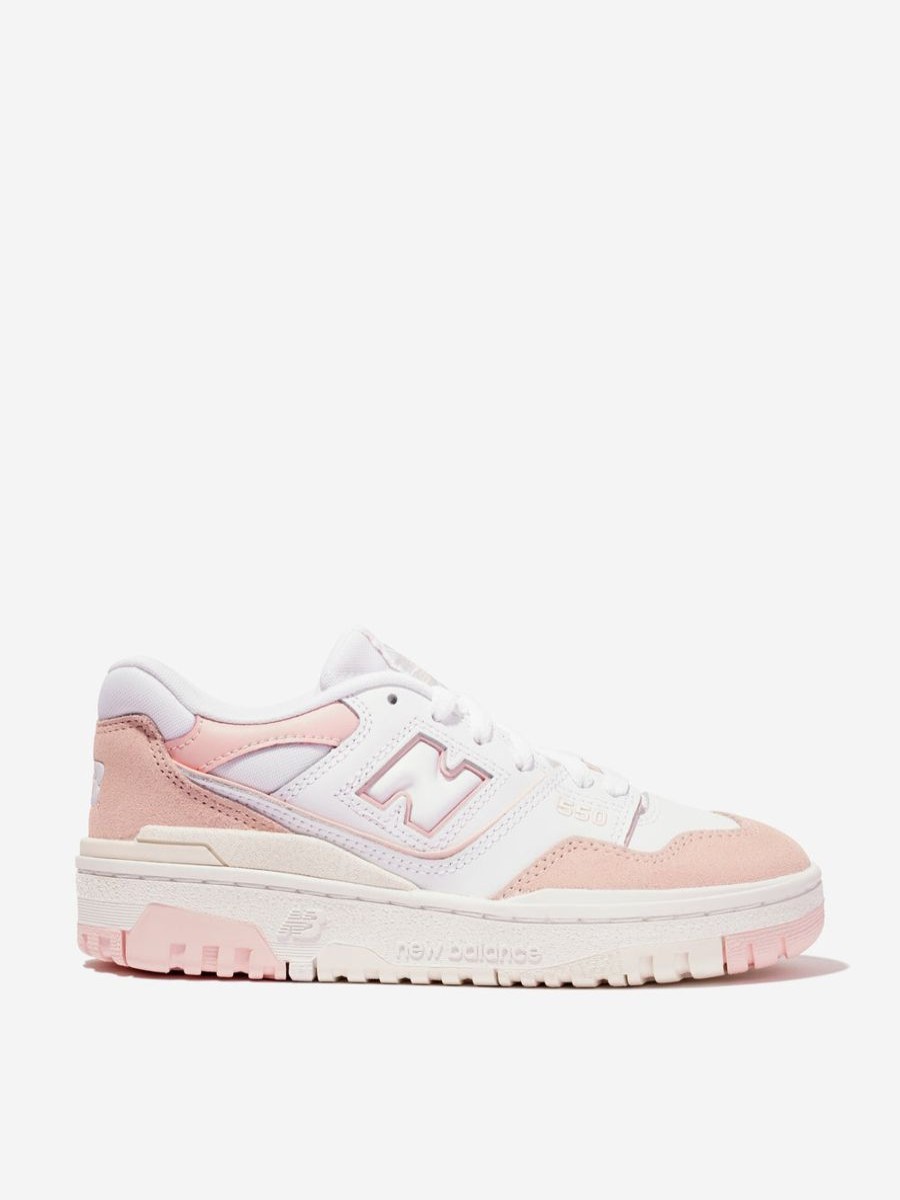 Girls New Balance Sneakers | New Balance - Girls 550 Logo Trainers In Pink | Childsplay Clothing