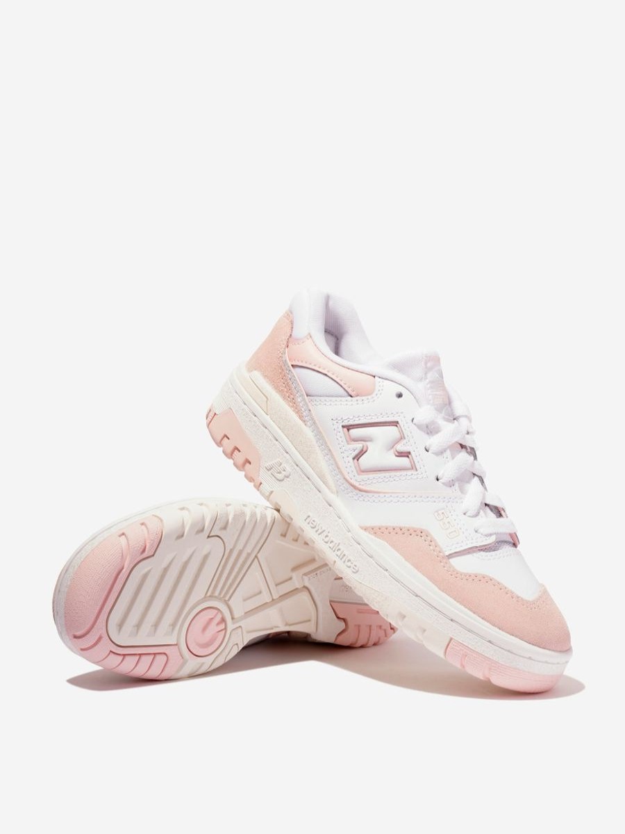 Girls New Balance Sneakers | New Balance - Girls 550 Logo Trainers In Pink | Childsplay Clothing