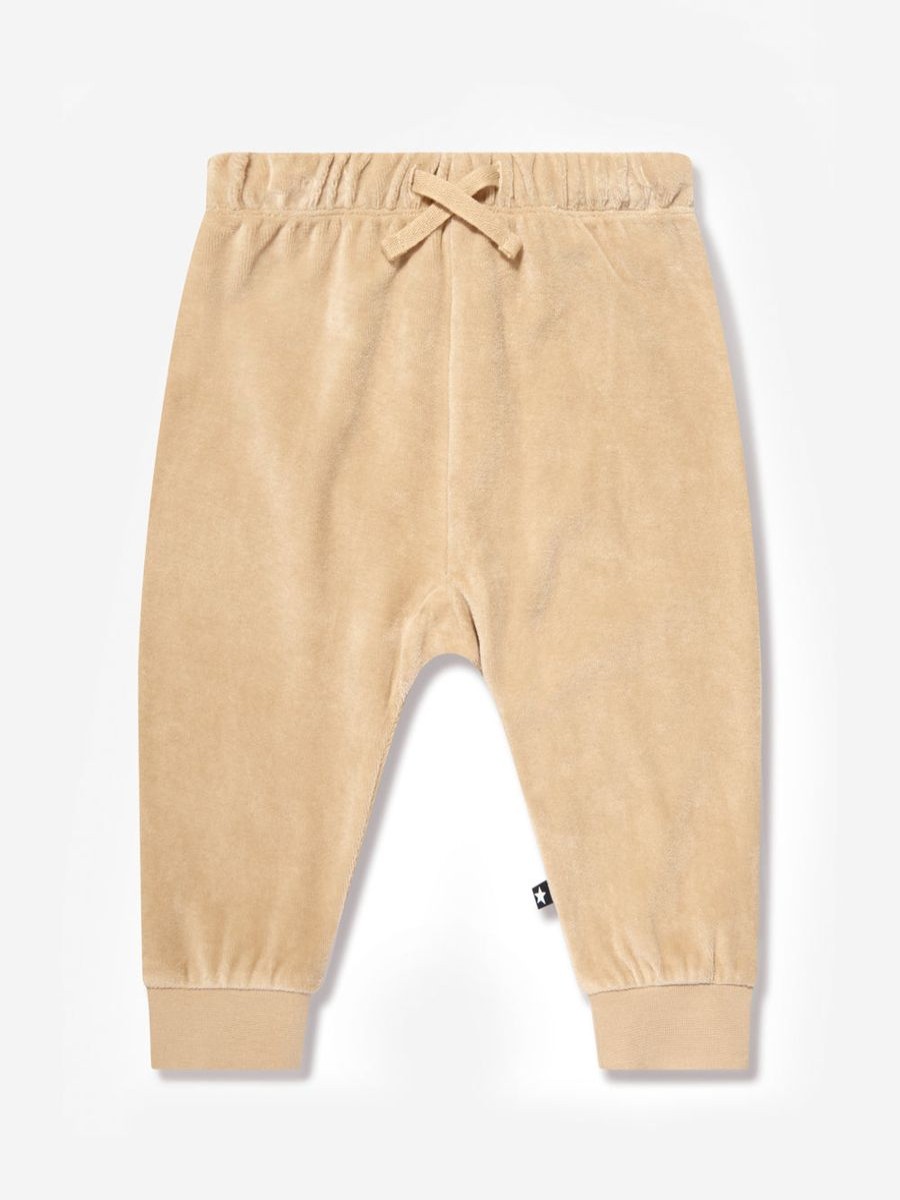 Baby Molo Sweatpants | Kids Branded Joggers In Beige