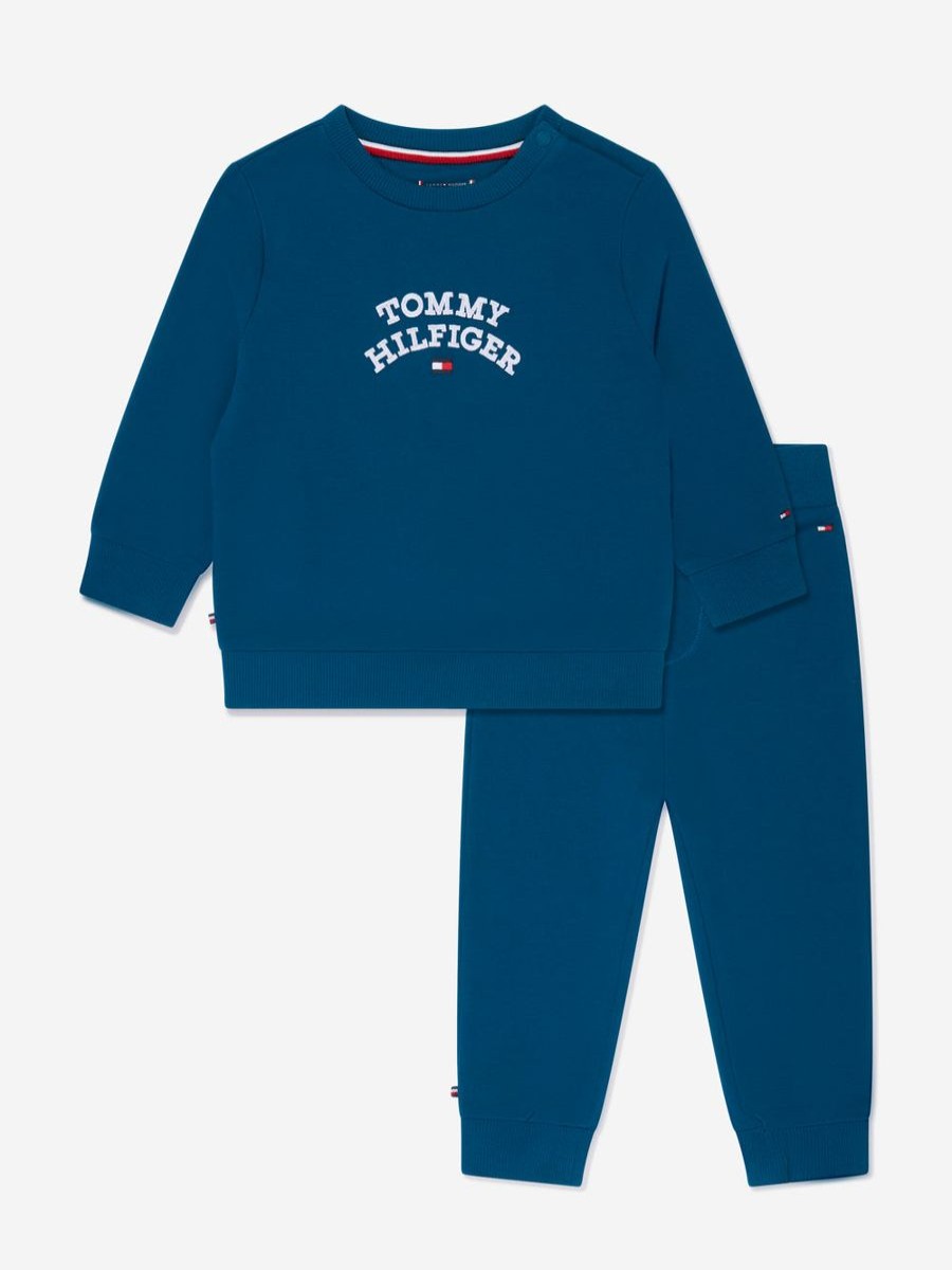 Baby Tommy Hilfiger Tracksuits | Baby Hilfiger Flag Tracksuit In Navy