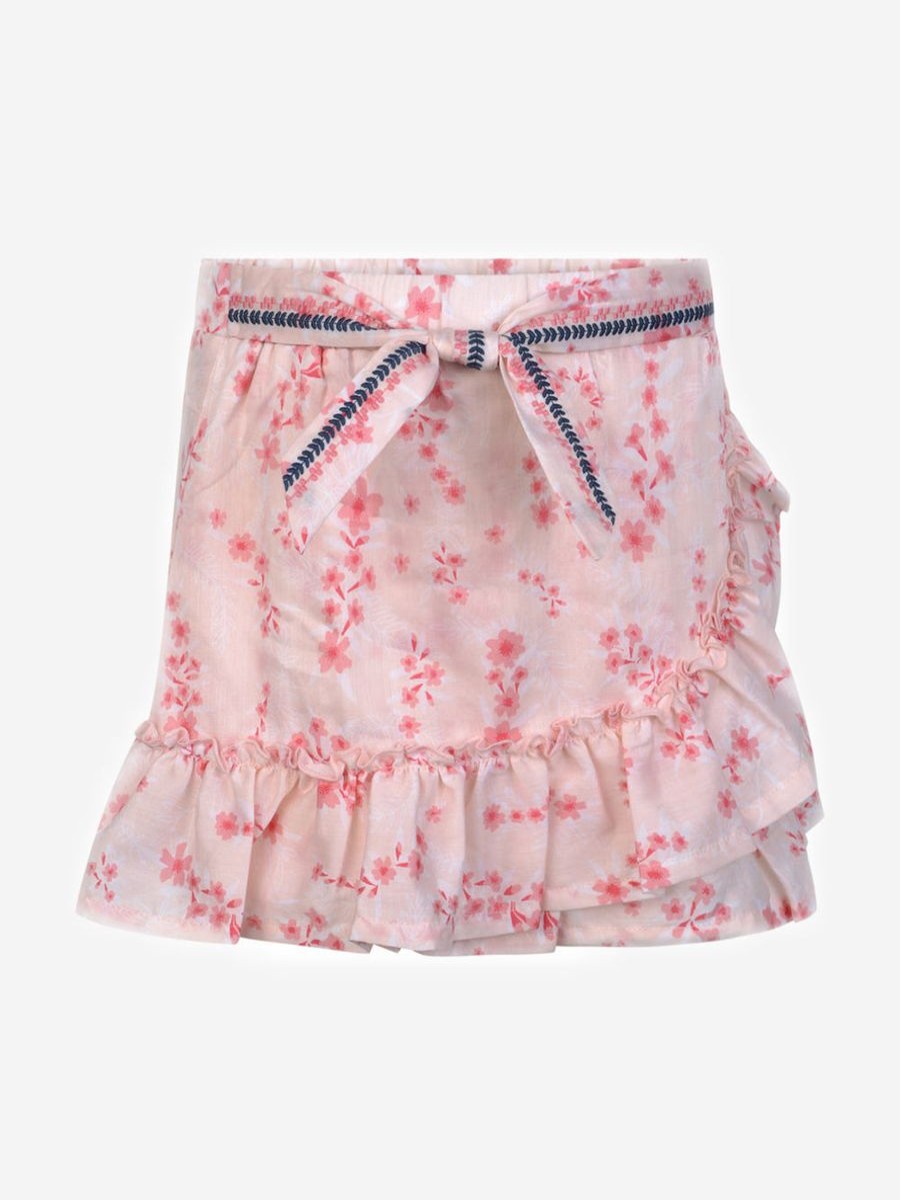 Girls Carrement Beau Skirts | Girls Skirt - Floral Cotton Skirt