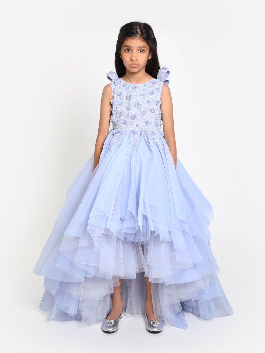 Teen Maison Ava Dresses | Girls Florentina Dress In Blue