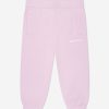 Baby Palm Angels Sweatpants | Baby Girls Curved Logo Joggers In Purple