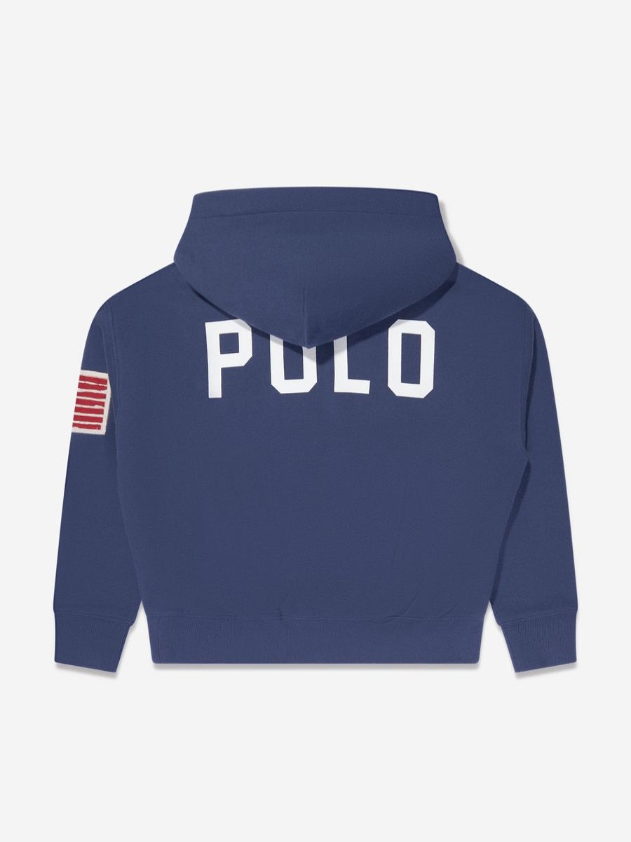 Girls Ralph Lauren Kids Sweatshirts & Hoodies | Girls Polo Hoodie In Navy