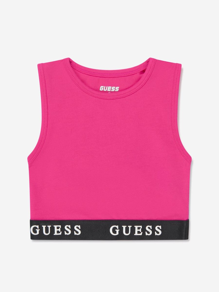 Girls Guess Underwear | Girls Active Sports Bra In Pink