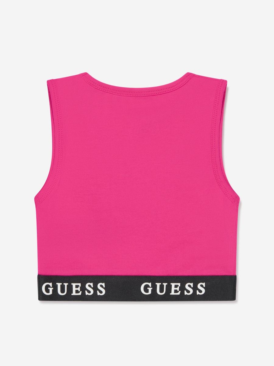 Girls Guess Underwear | Girls Active Sports Bra In Pink