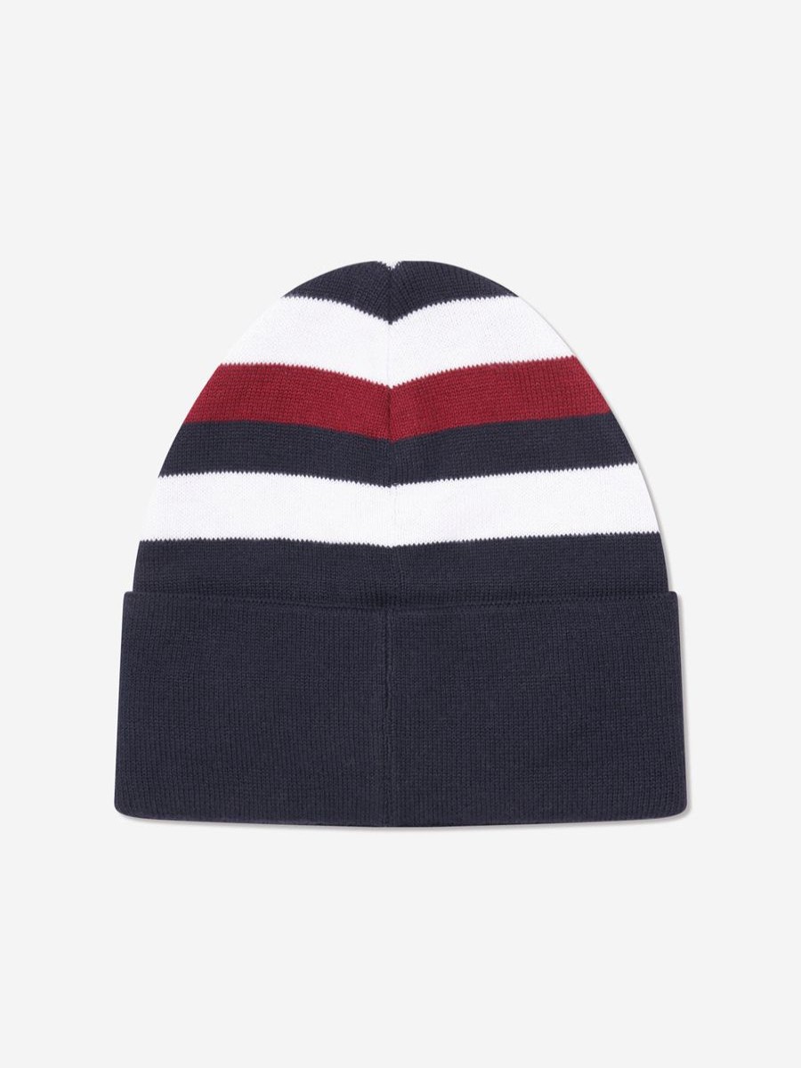 Teen Tommy Hilfiger Accessories | Kids Corporate Hilfiger Beanie Hat In Navy