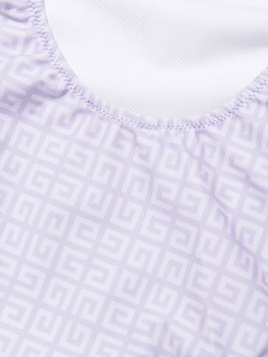 Girls Givenchy Swimwear | Girls 4G Logo Swimming Costume In Lilac