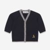 Baby Bonpoint Jumpers & Cardigans | Baby Boys Teotim Wool Cardigan In Navy