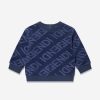 Baby Fendi Kids Sweatshirts & Hoodies | Baby Boys Logo Sweatshirt In Blue