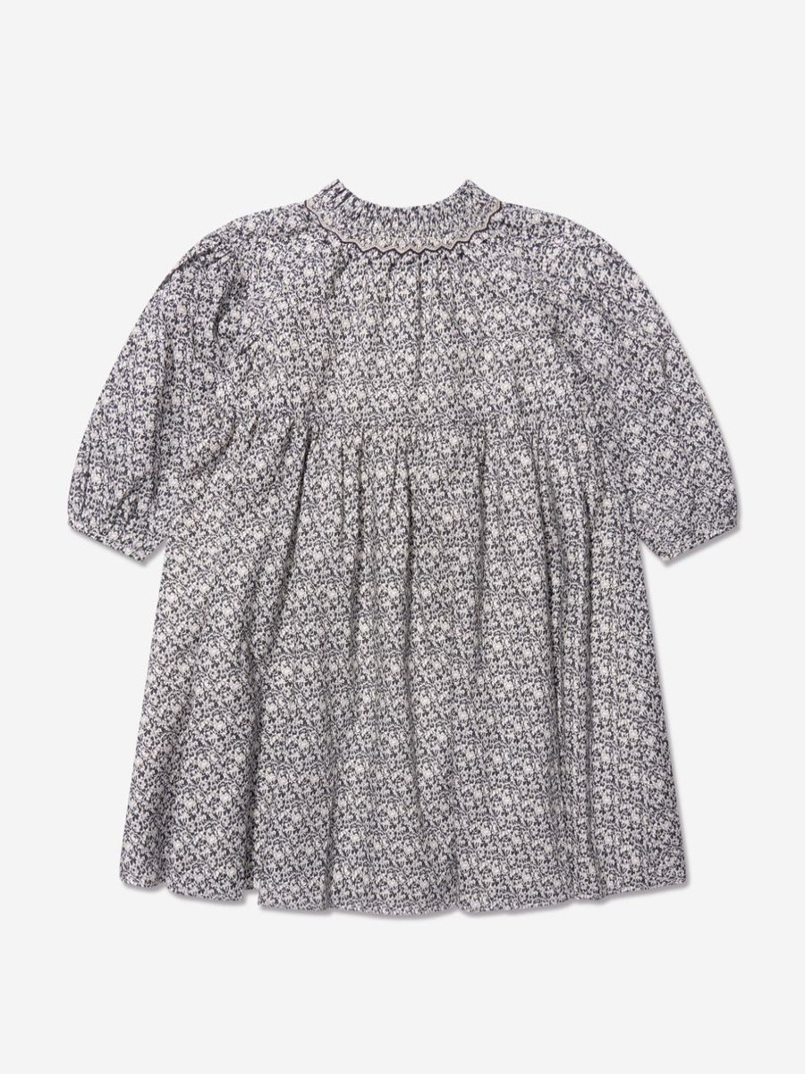 Teen Bonpoint Sweatshirts & Hoodies | Girls Bluebell Cotton Dress In Blue