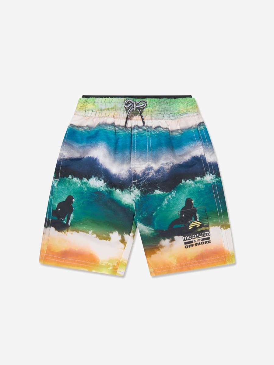 Baby Molo Swimwear | Boys Neal Swim Shorts In Multicolour