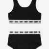 Girls DKNY Underwear | Girls Sports Bra And Hipster Set In Black