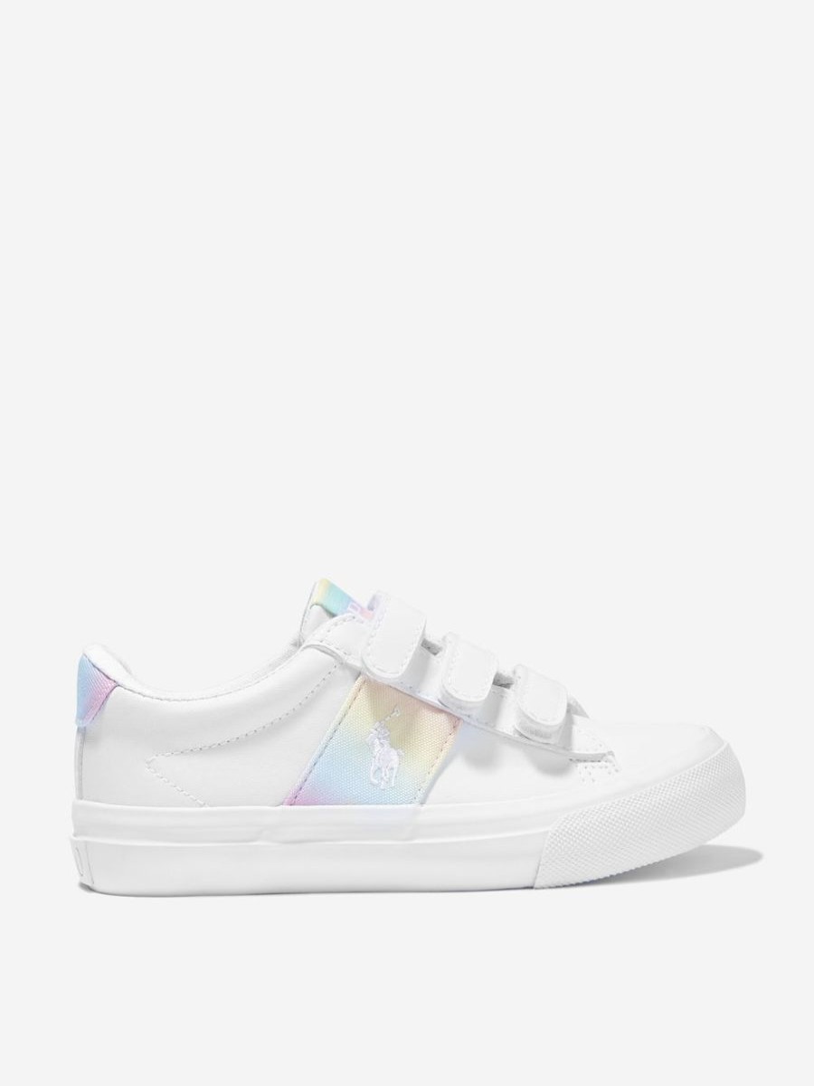 Girls Ralph Lauren Kids Sneakers | Girls Rainbow Logo Trainers