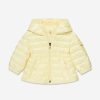 Baby Moncler Enfant Coats & Jackets | Baby Girls Down Padded Dalles Jacket In Yellow