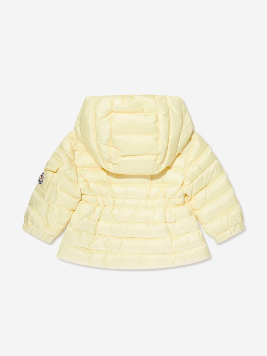 Baby Moncler Enfant Coats & Jackets | Baby Girls Down Padded Dalles Jacket In Yellow