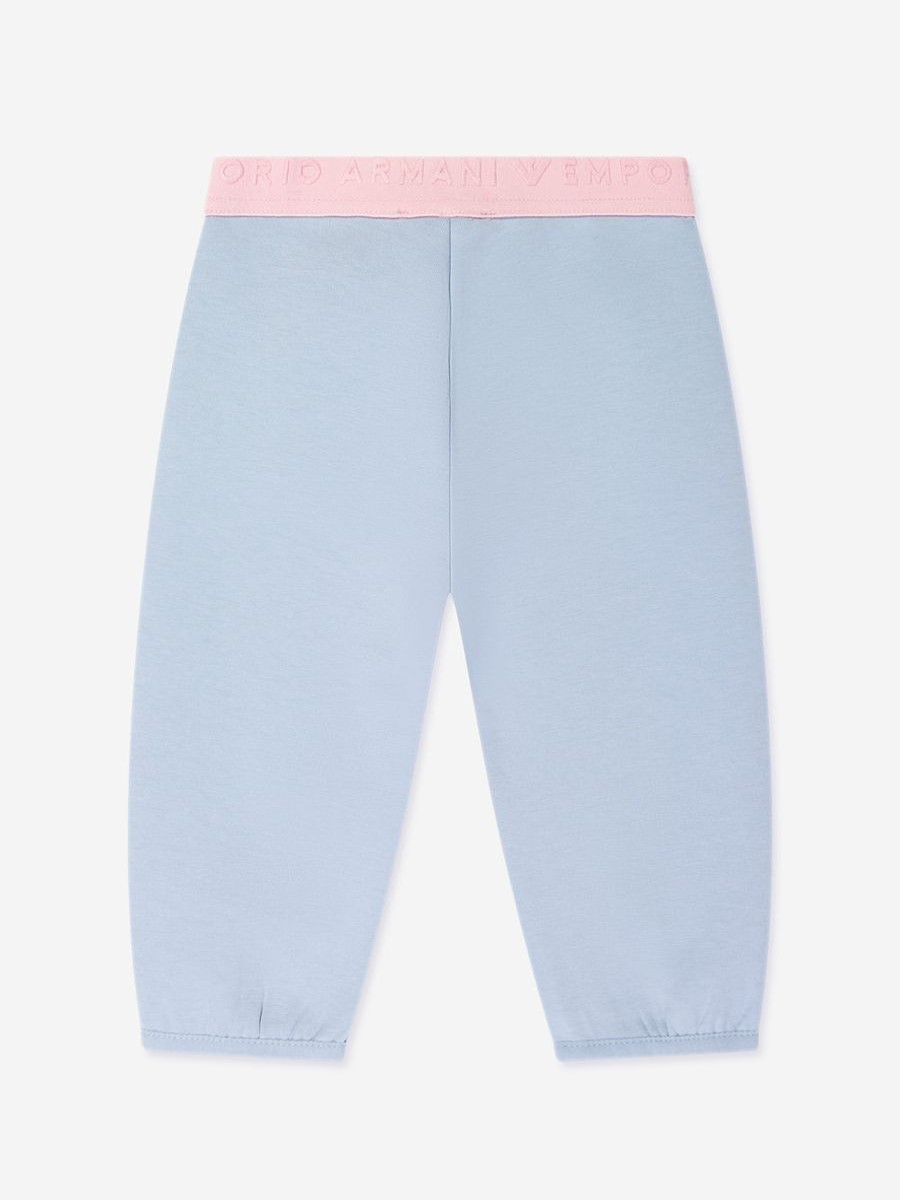 Girls Emporio Armani Trousers | Baby Girls Trousers In Blue