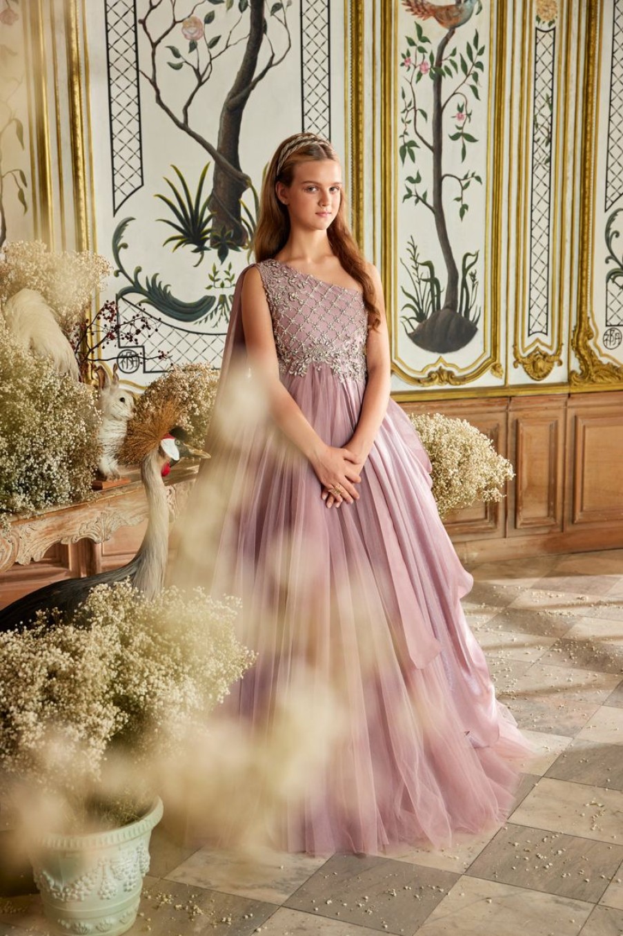 Teen Maison Ava Dresses | Girls Belinda Occasion Dress In Purple