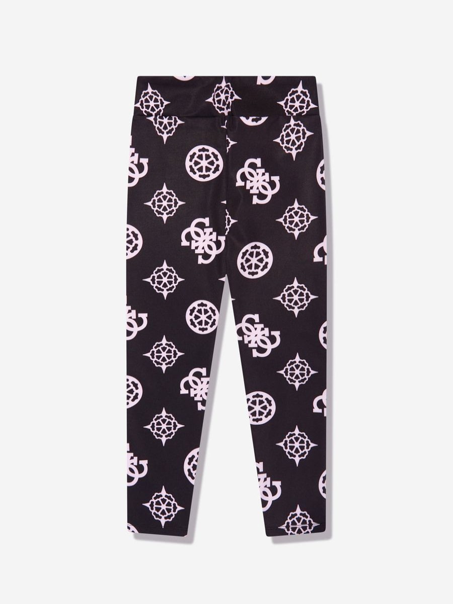 Girls Guess Leggings | Girls Microfibre Leggings In Pink